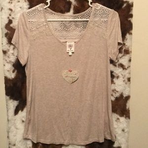 Woman’s medium lace t-shirt